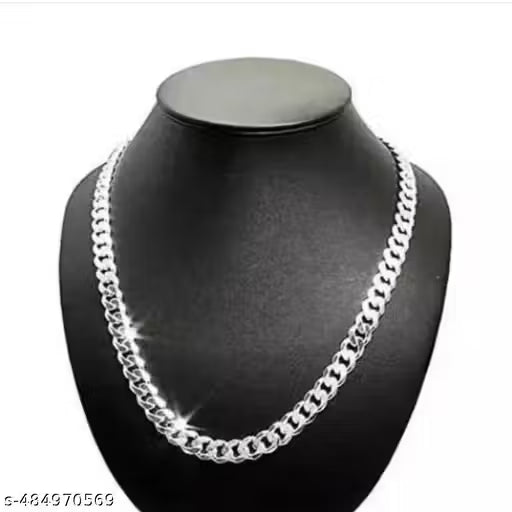 Stainless Steel Necklace Thick Chain Locket Jewellery Ball Chain